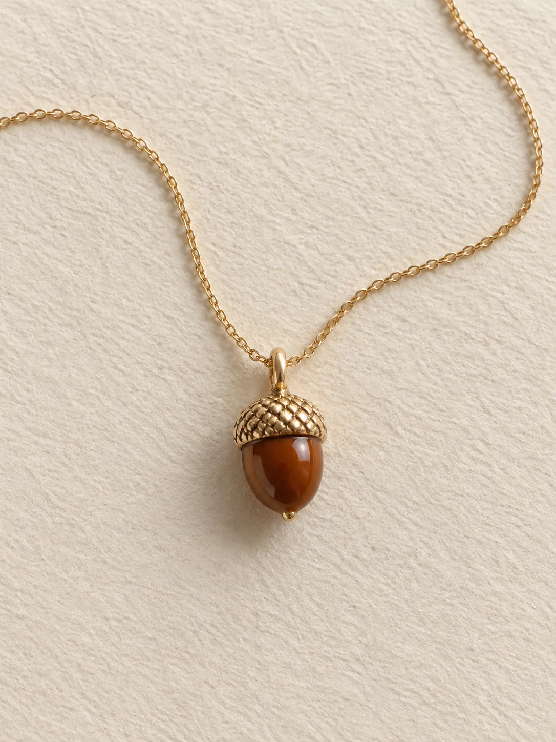 Acorn Cap Pendant — Front view