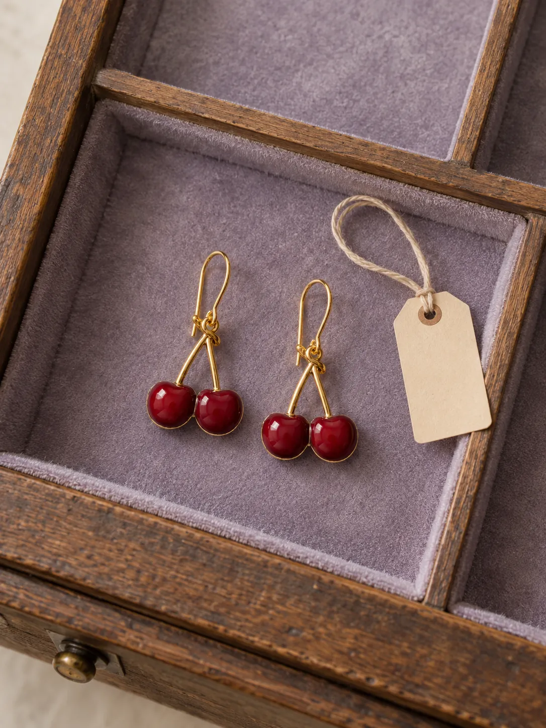 Cherry Knot Drops — In the specimen drawer