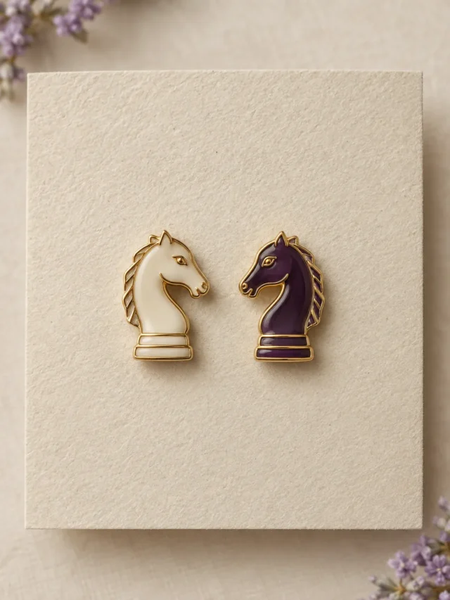 Chess Knight Studs