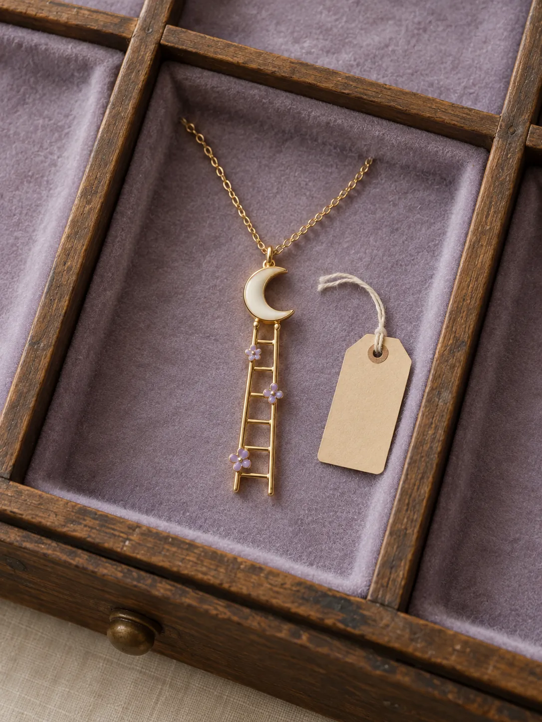 Ladder to the Moon Pendant — In the specimen drawer