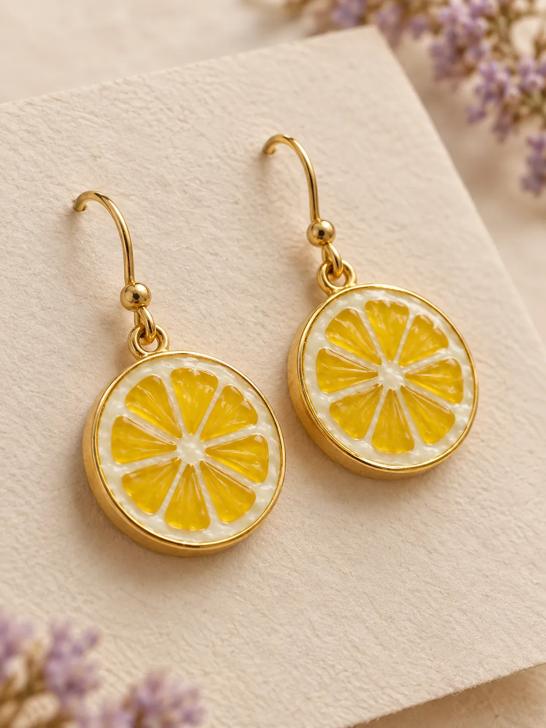 Lemon Slice Drops — Close-up detail