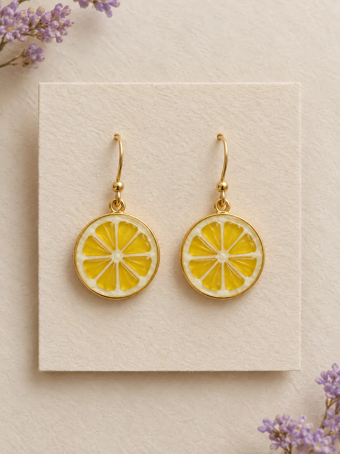 Lemon Slice Drops — Front view