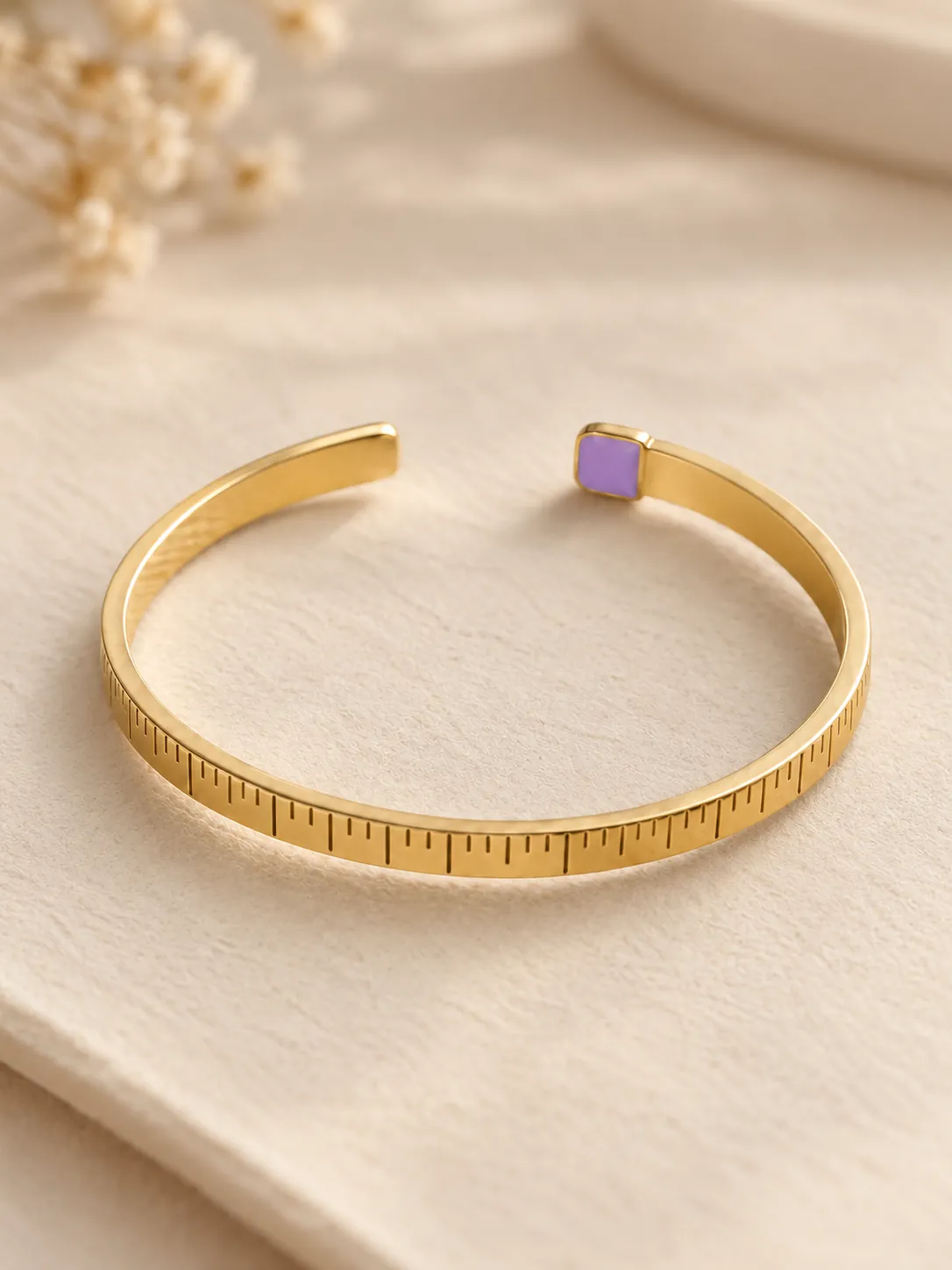 Measuring Tape Cuff — Close-up detail