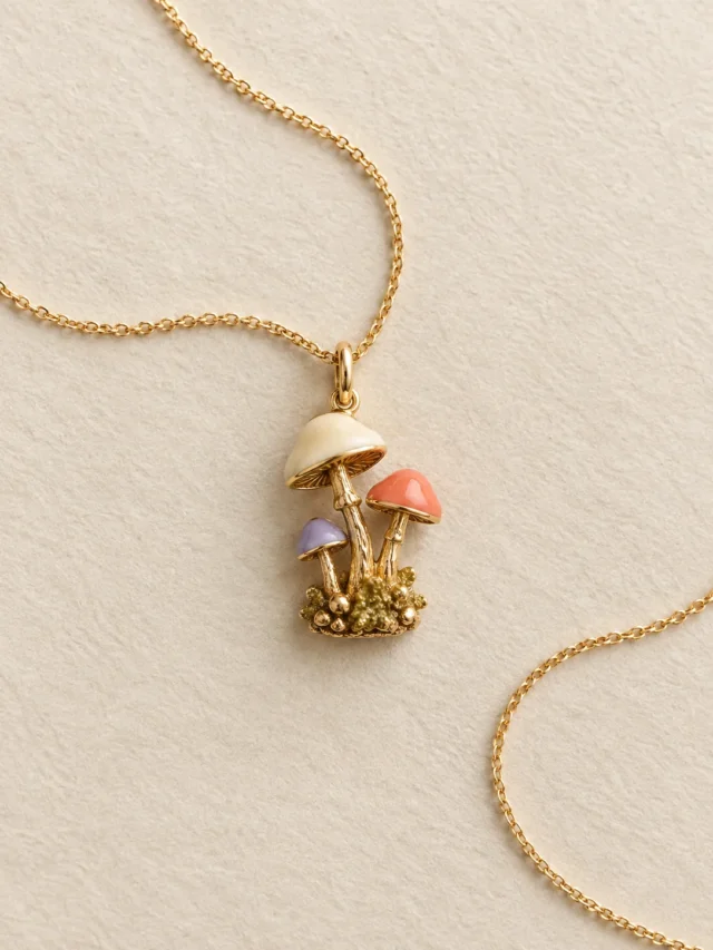 Mushroom Cluster Pendant