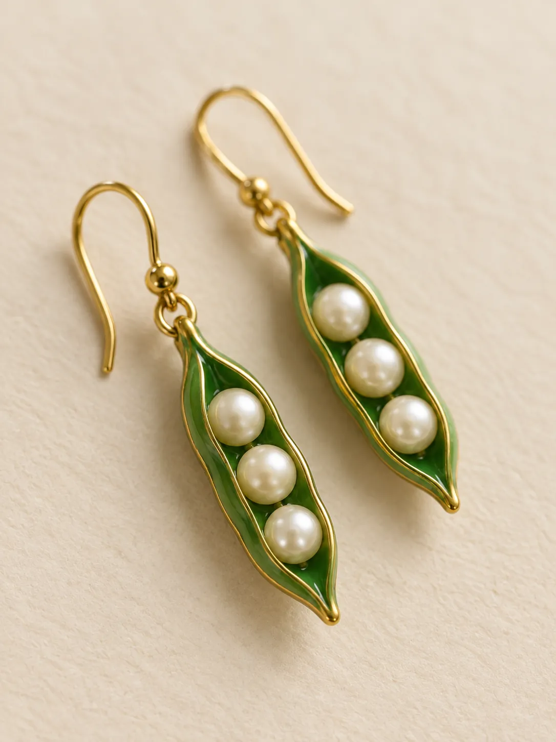 Pea Pod Drops — Close-up detail