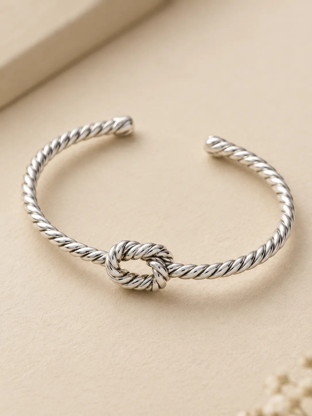 Sailor's Knot Cuff — Close-up detail