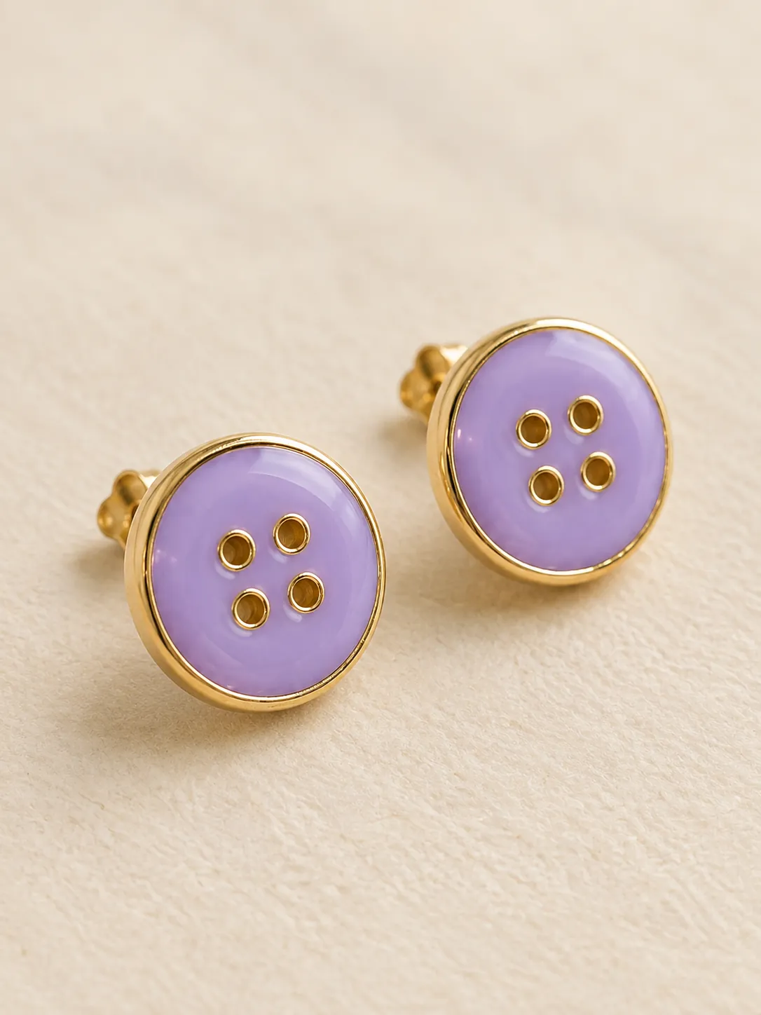Sewing Button Studs — Close-up detail