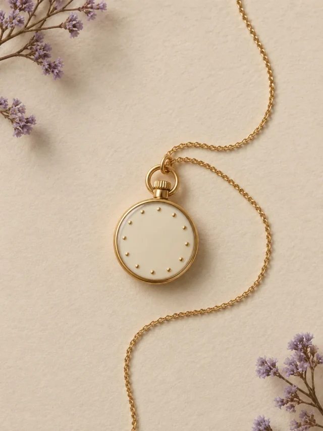 Time Off Pocket Watch Pendant