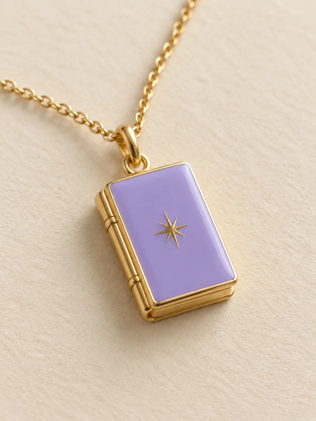 Tiny Book Pendant — Close-up detail