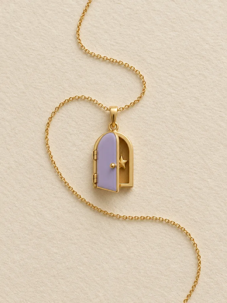 Tiny Door Locket — Front view